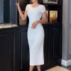 KAMELLIA - Chantel Dress - Váy ôm body cộc tay hở lưng cao cấp Chantel